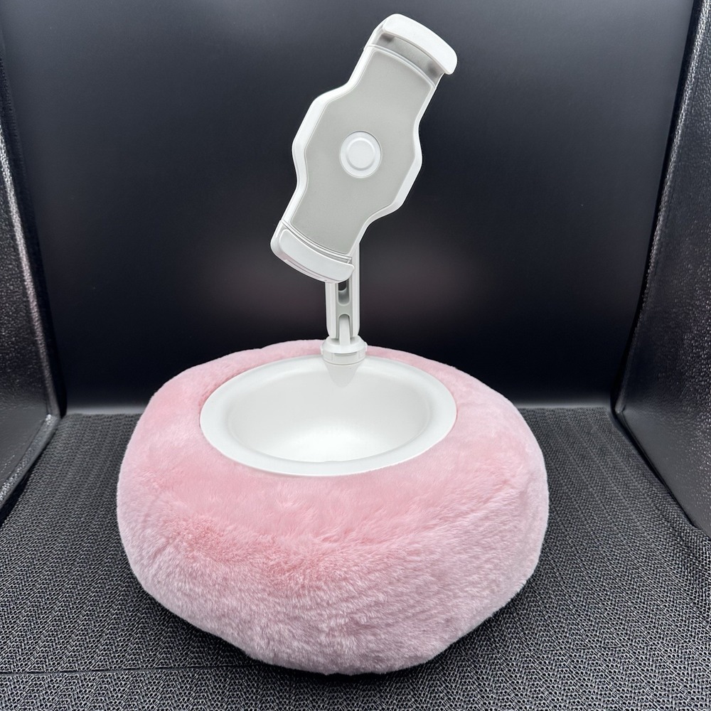 SupeDesk Tablet Phone Stand Pillow Pink Adjustable Holder Storage Bowl